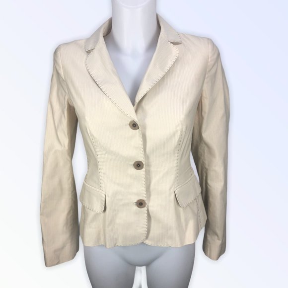 Pinstripe PHILOSOPHY Di Alberta Ferretti Blazer - Picture 1 of 16